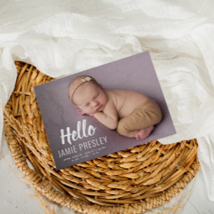 HELLO-Typografie Postkarte