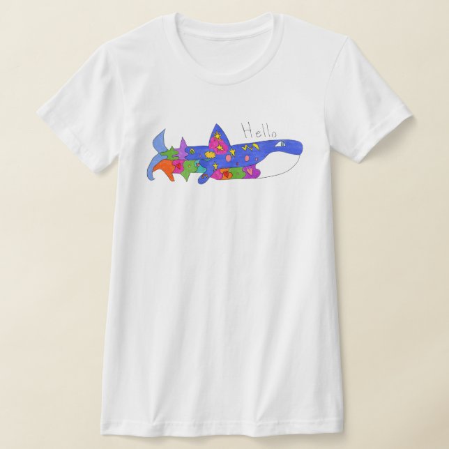 "Hello Whale" T-Shirt (Ablage )
