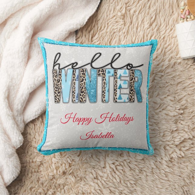 Hello Winter Customize Kissen (Decke)