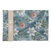 Hello Winter Pines & Flowers