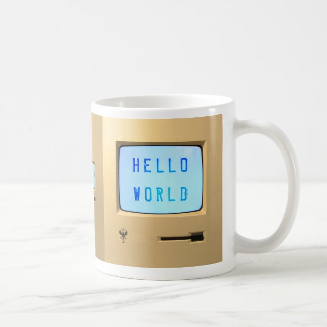 Hello World Personal Computer Tasse (Rechts)