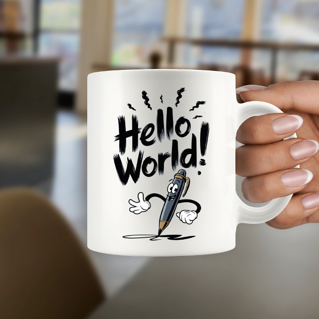 Hello World Tasse Back-to-School-Geschenk für Lehr (Von Creator hochgeladen)