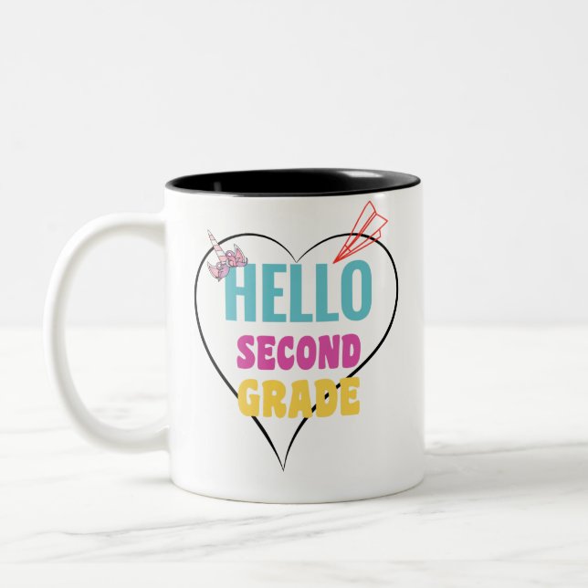 Hello Zweifarbige Tasse (Links)
