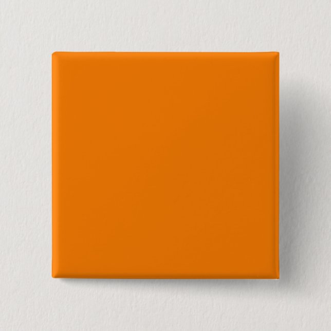 Hellorangefarbene, benutzerdefinierte Hintergrundv Button (Vorderseite)