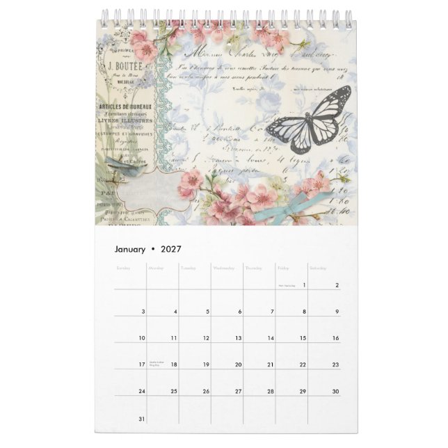 Hellosusan Designs 12 Monate Kalender 2026 (Jan 2027)