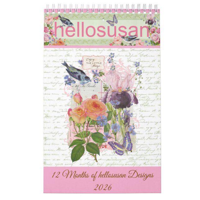 hellosusan Designs 12-Monats-Kalender 2026 Kalender (Titelbild)