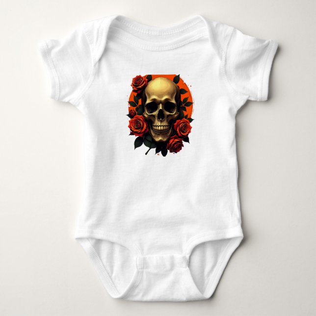 Helloween Baby Jersey Bodysuit Strampler (Vorderseite)