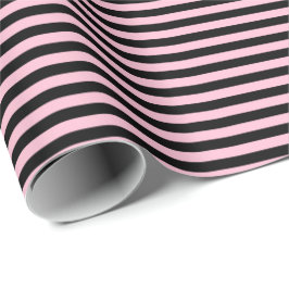 Hellpink | Schleifpapier für schwarze Streifen Geschenkpapier