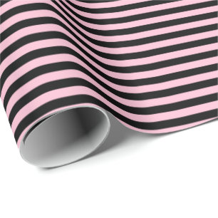 Hellpink Schleifpapier für schwarze Streifen Geschenkpapier