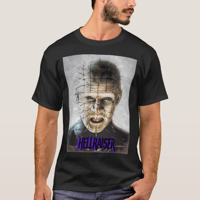 Hellraiser Pinhead Horror T-Shirt (Vorderseite)