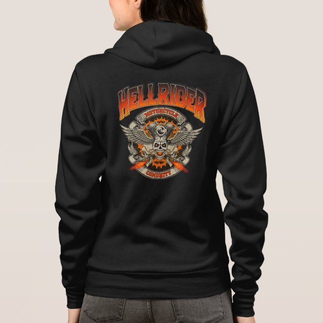 Hellrider-Gemeinschaft Hoodie (Rückseite)
