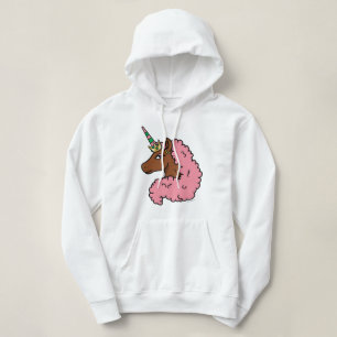 Hellrosa Afro Unicorn Hoodie