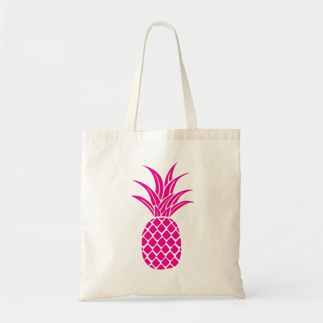 Hellrosa Ananas-Tasche Tragetasche (Vorne)
