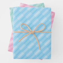 Hellrosa Aquamarines Wrapping Paper Flat Sheet Set
