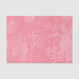 Hellrosa auf rosa Blumenmuster Seidenpapier