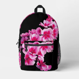 Hellrosa Blume Bedruckter Rucksack