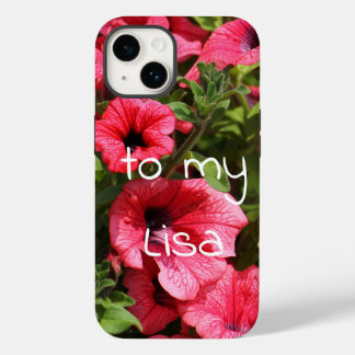 Hellrosa Blume Case-Mate iPhone 14 Hülle