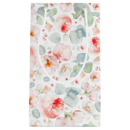 Hellrosa Blume Elegant Botanisch Niedlich Kleine Geschenktüte