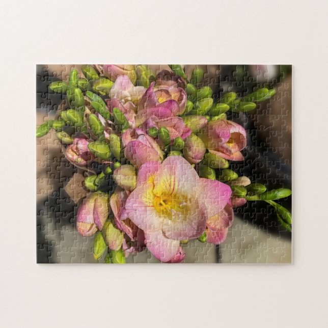 Hellrosa Blume Jigsaw Puzzle (Horizontal)