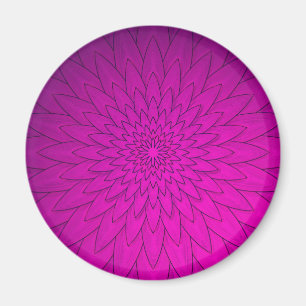 Hellrosa Blume Magnet
