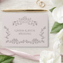 Hellrosa Blumendesign Elegante Hochzeit