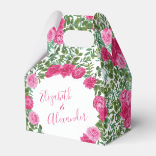 Hellrosa Blumenzehen Geschenkschachtel