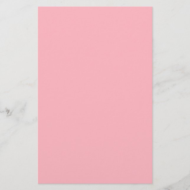 Hellrosa Farbe Briefpapier (Vorderseite)