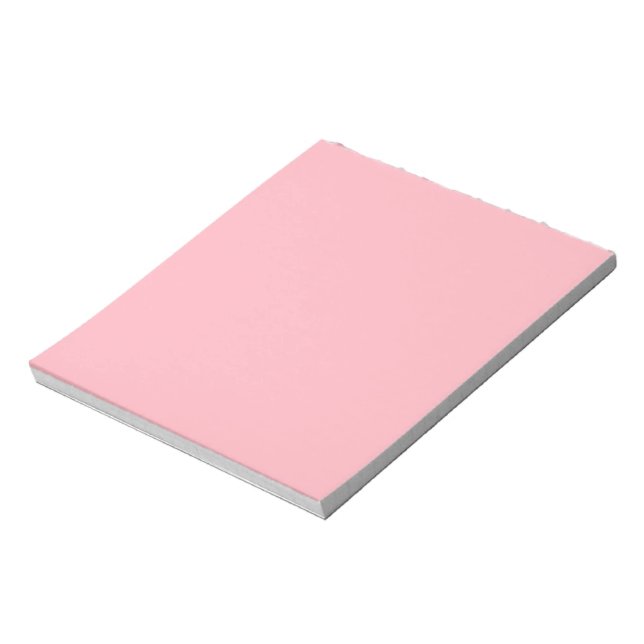 Hellrosa Farbe Notizblock (Rotiert)