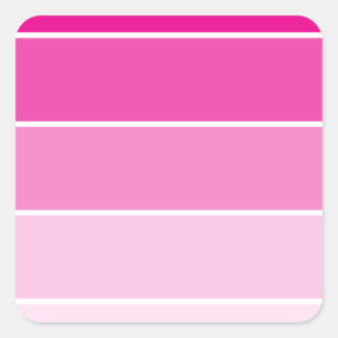 Hellrosa Farbige Beispiele Quadratischer Aufkleber