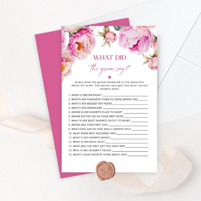 Hellrosa Fuchsia Was hat der Bräutigam zu Spiel ge (Von Creator hochgeladen)