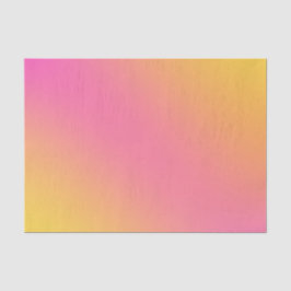 Hellrosa Gelbfarbener Chic Ombre Gradient Seidenpapier