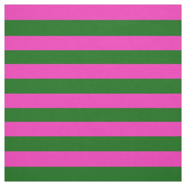 Hellrosa, grüne Stange, Streifen Stoff (Muster)