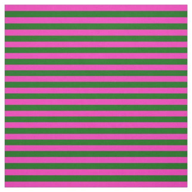 Hellrosa, grüne Stange, Streifen Stoff (Muster)