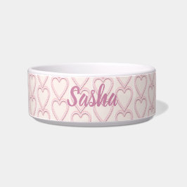 Hellrosa Herzen Napf