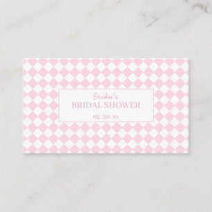 Hellrosa klassische Design-Hochzeitseinschlusskart Begleitkarte