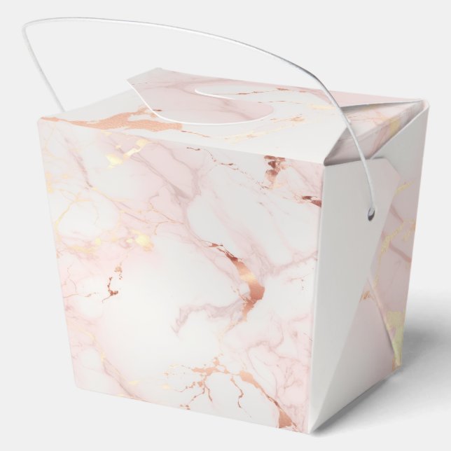 Hellrosa Körbchen Geschenkschachtel (Rückseite)