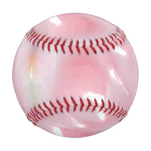 hellrosa Kunststoffhintergrund Baseball