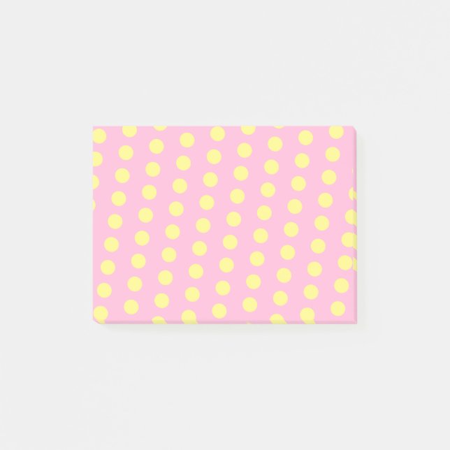 Hellrosa Nachhinweise Post-it Klebezettel (Vorderseite)