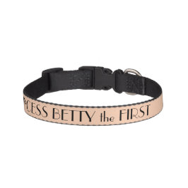 Hellrosa Orange Pastel Girl Haustierhalsband