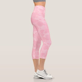 Hellrosa Pastel Classic Camouflage Camouflage Must Capri Leggings