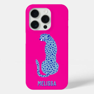 Hellrosa Personalisiert Moderne Geparden Case-Mate iPhone Hülle