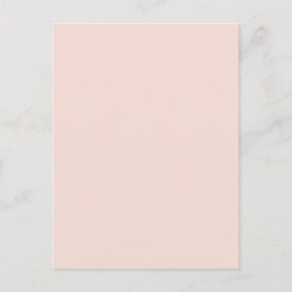 hellrosa postkarte