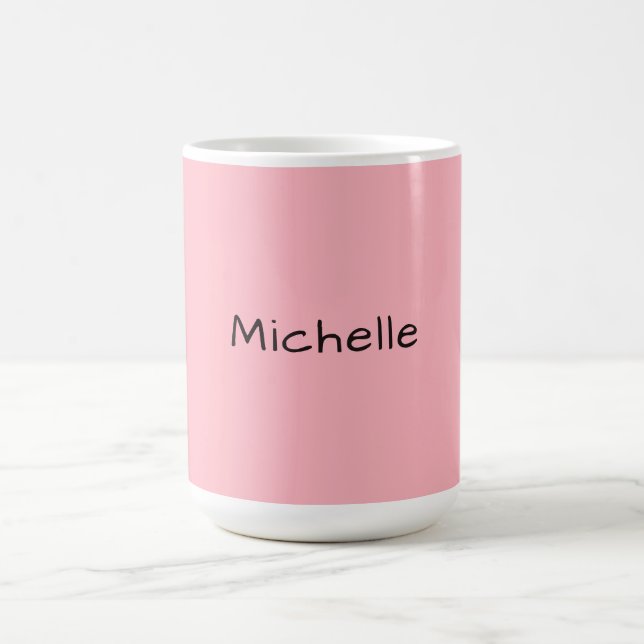 Hellrosa professionelle einzigartige, casual Hands Kaffeetasse (Mittel)