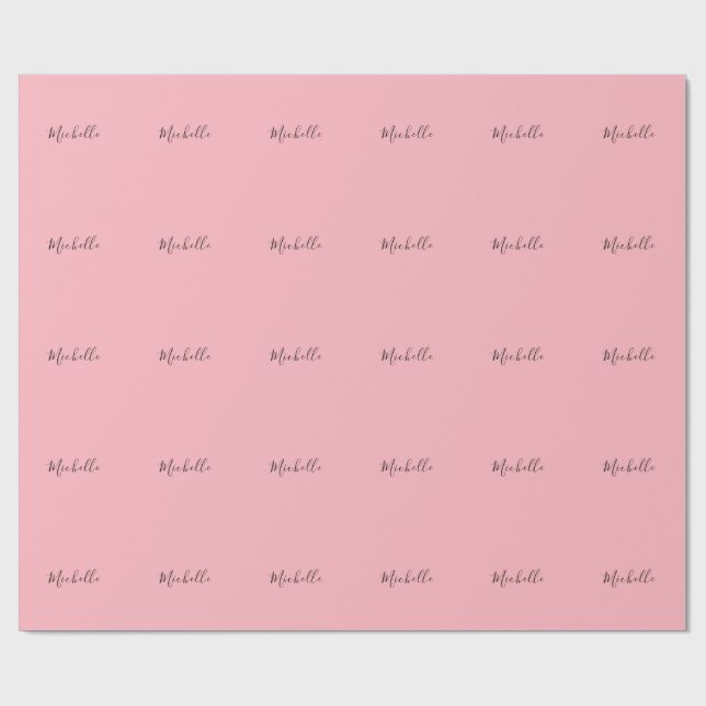 Hellrosa professionelles einzigartiges klassisches geschenkpapier (Flach)