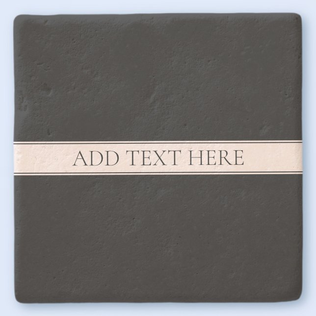 Hellrosa Rosa Streifen und eleganter bearbeitbarer Steinuntersetzer (Von Creator hochgeladen)