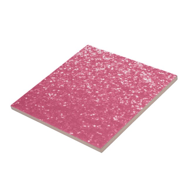 Hellrosa Rosen-Imitat-Sparkles Glitter Fliese (Seite)