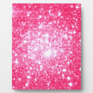 Hellrosa Stars Fotoplatte