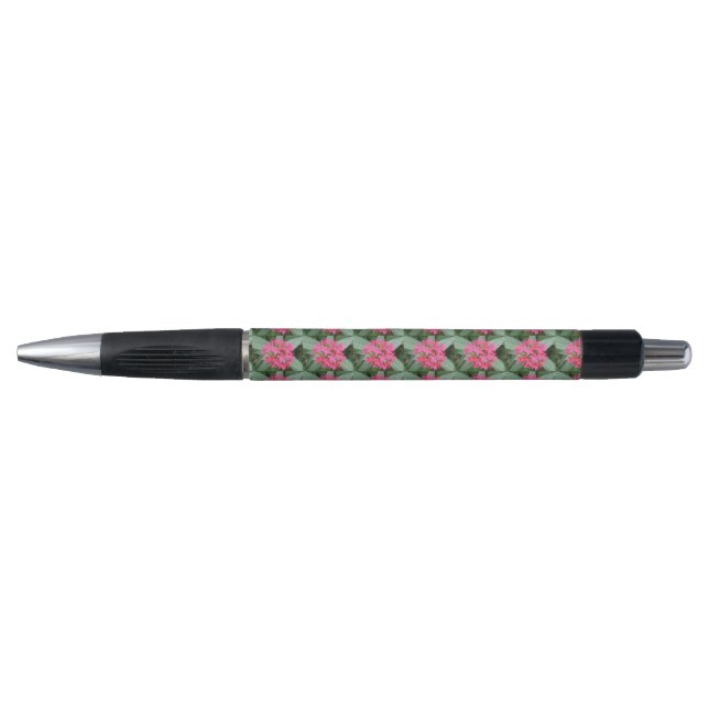 Hellrosa tropische Blume Pen Kugelschreiber (Vorderseite)