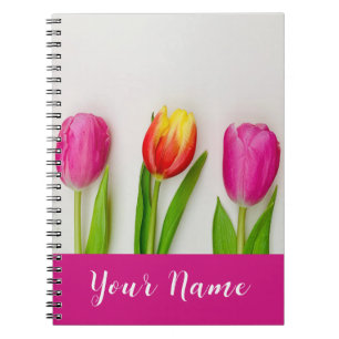 Hellrosa Tulips Notizblock