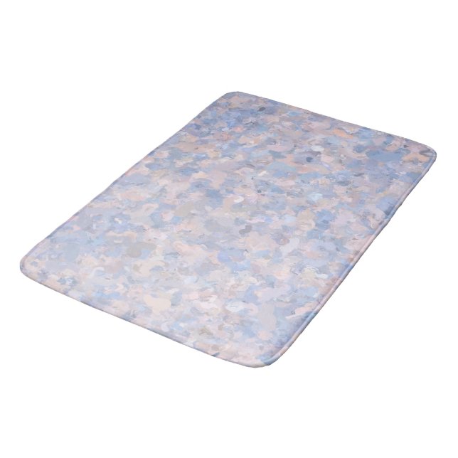 Hellrosa und blau badematte (Schrägansicht)